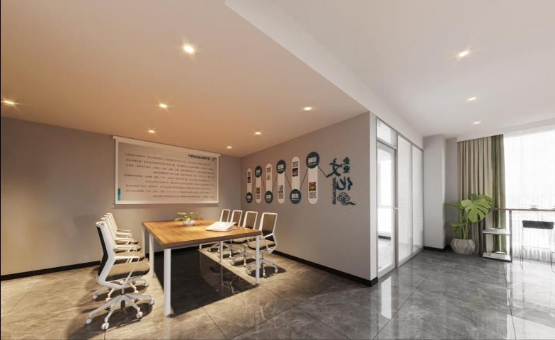 花溪区现代风格办公室LSZ3011-绿松子装饰